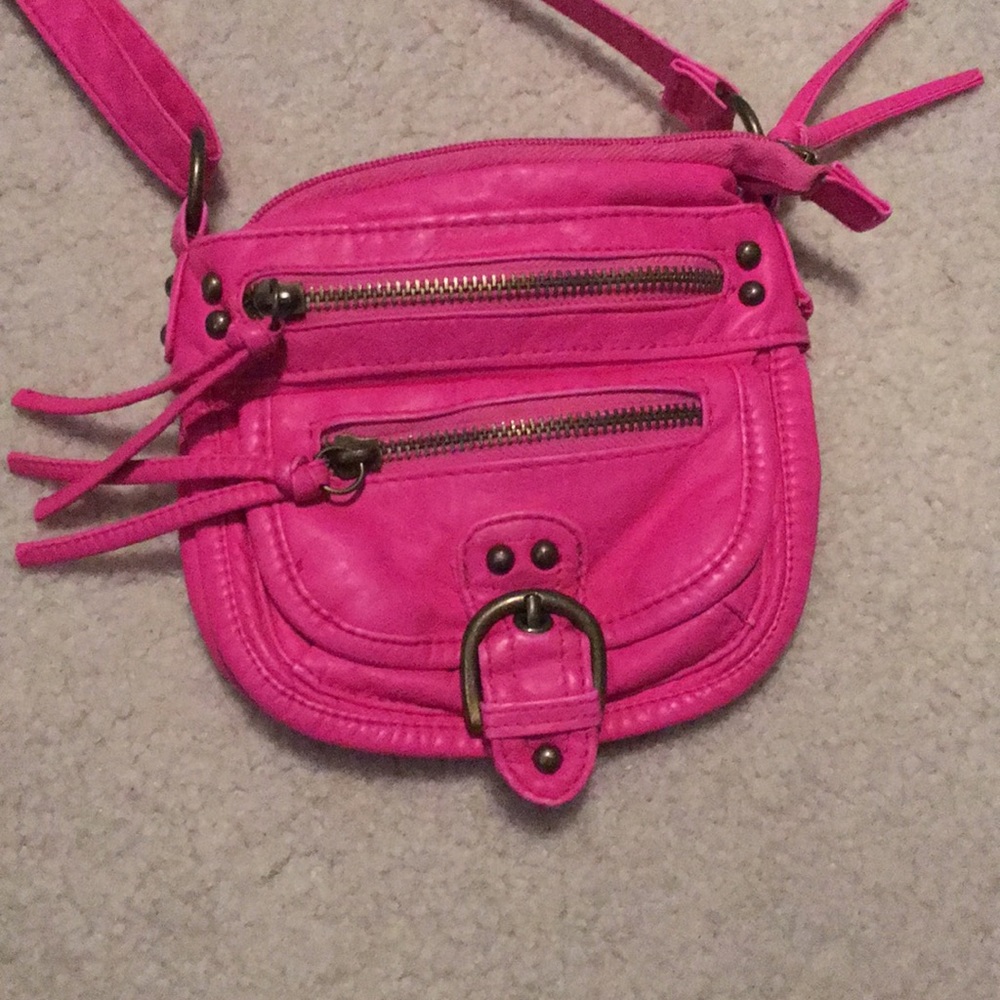 Hot pink purse